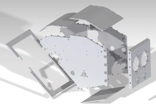 发动机主体，CATIA V5，