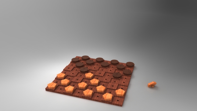 盲人棋盘游戏