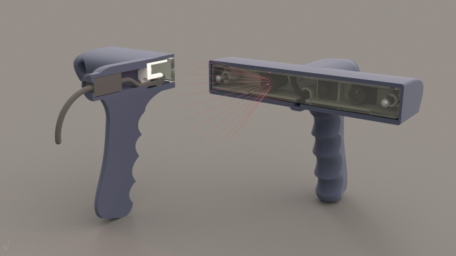 3D Systems Sense V1 + V2 机箱更换用于 Skanect