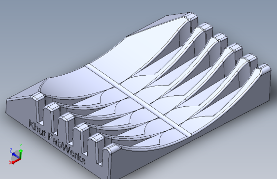 3D打印机玻璃储物架
