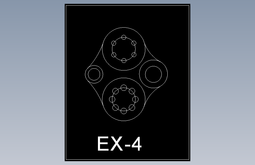 AutoCAD - 初学者完整教程 - 练习 4