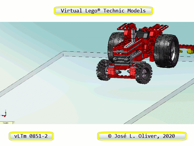 vLTm 0851-2 Lego Technic 17个零件 318个组件
