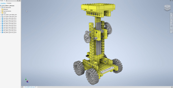 vLTm 0950-3 Lego Technic - 11个零件 208个组件