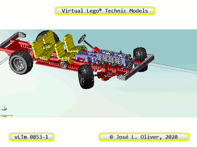 vLTm 0853-1 Lego Technic 43个零件 601个组件