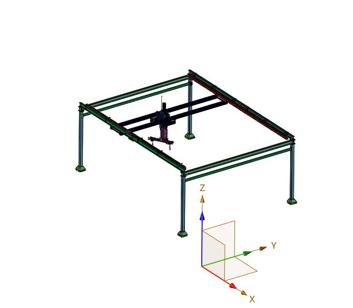 龙门接驳取放料抓手