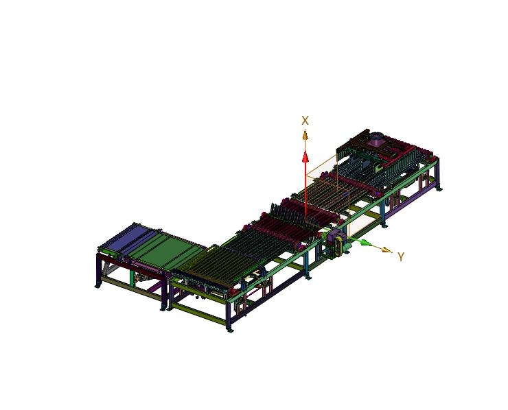 空心砖生产用自动化翻坯结构