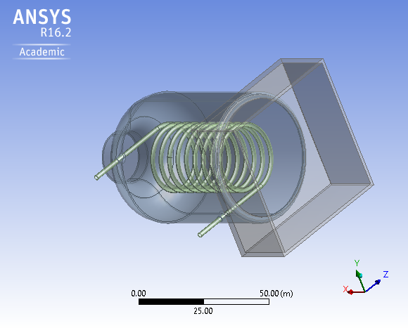 使用CFD（流体流动 Fluent）对锅炉进行分析