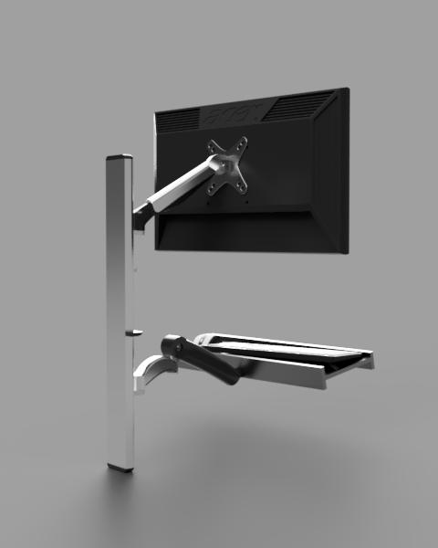 DIGITUS 适用于工作空间的灵活壁挂式支架（不完全匹配）