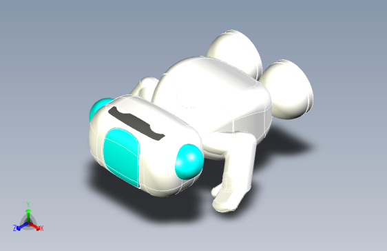 玩具机器人CAD