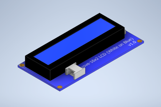 Grove-16x2 LCD（蓝底白字）v1.0