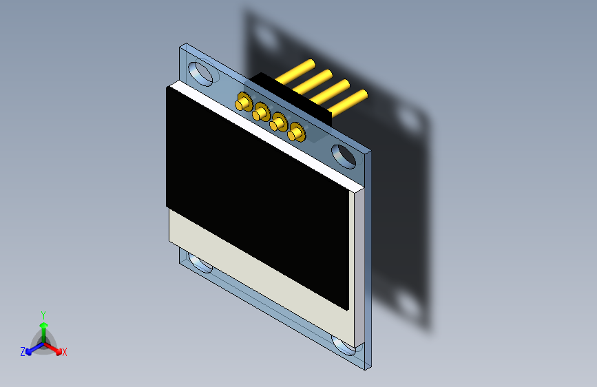 OLED 0.96 英寸 128x64 屏幕 中文