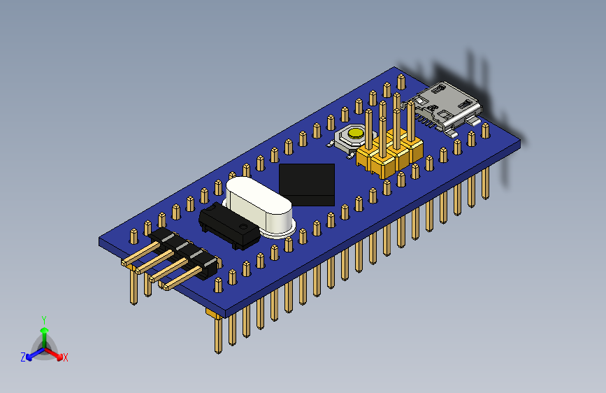 STM32F103C8T6 蓝色药丸板
