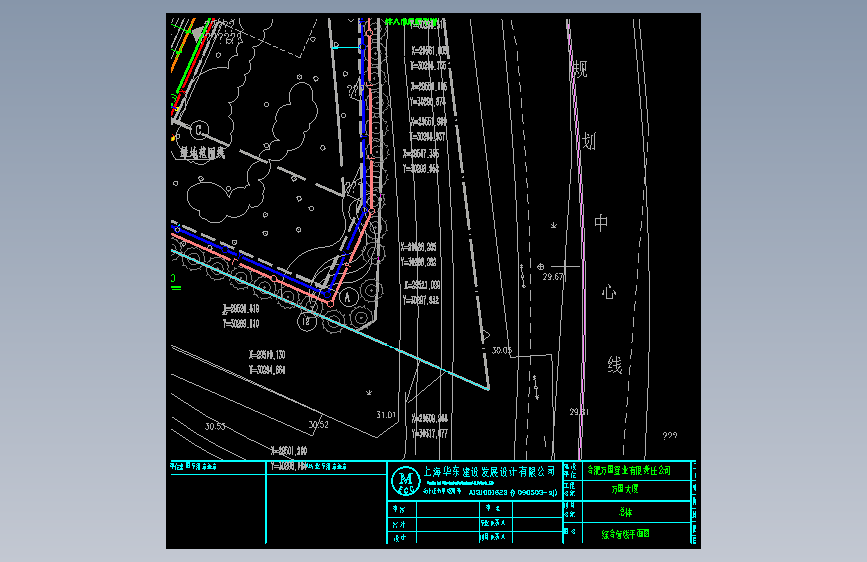 大厦综合管线平面图