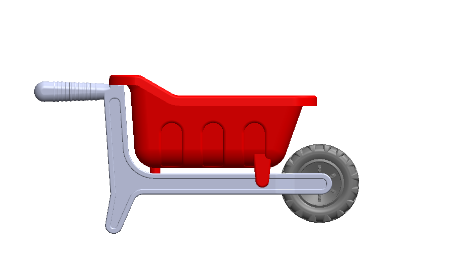 塑料独轮车玩具