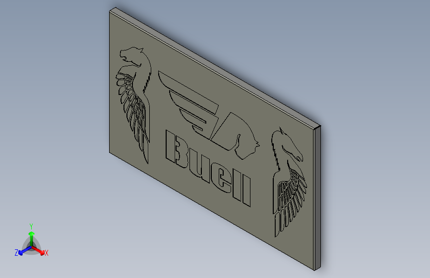 Buell 标志板