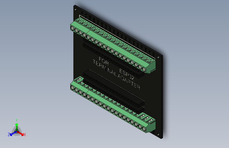 ESP32 38针窄型螺钉端子扩展板
