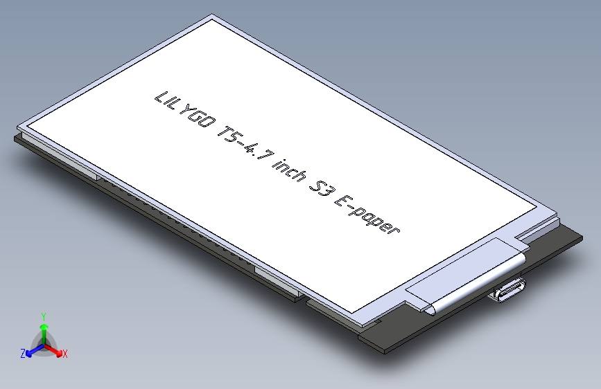 LILYGO® T5 4.7寸电子纸V2.3 ESP32-S3开发驱动板显示模块