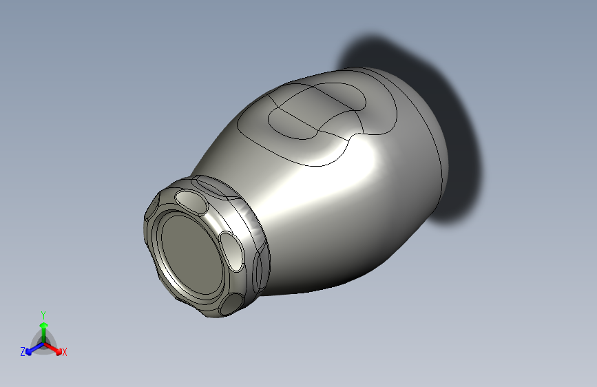 NX-9中注塑瓶