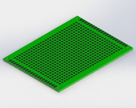 PCB原型开发板，6x8 cm