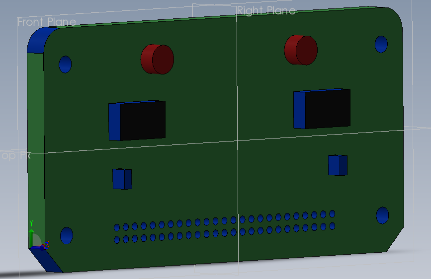 SOLIDWORKS 2号印刷电路板模型