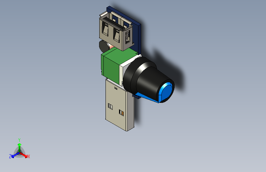 USB风扇速度控制模块 - DC 5V 无级调速