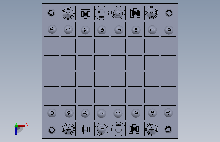 冬季主题棋盘