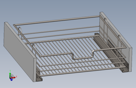 滑道式抽屉 (滑道式垃圾桶)