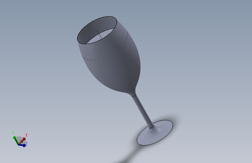 酒杯使用真实生活渲染