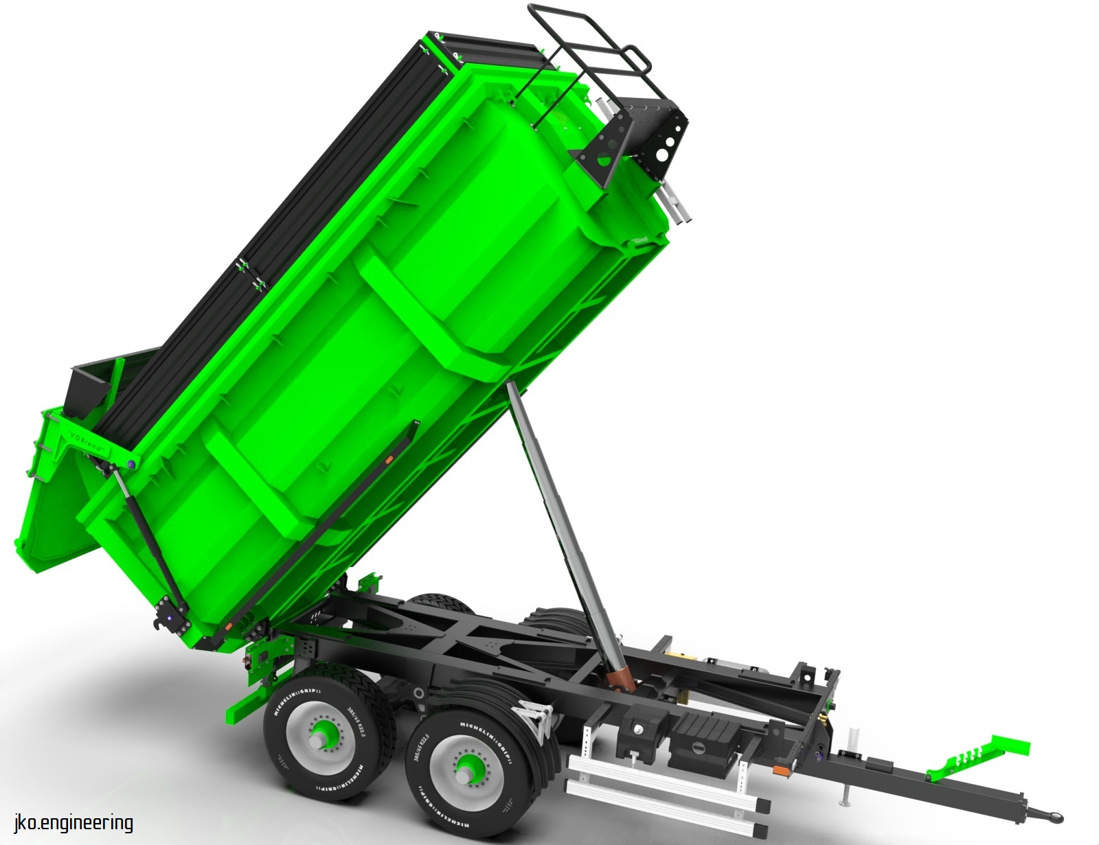 农业拖车 15吨。