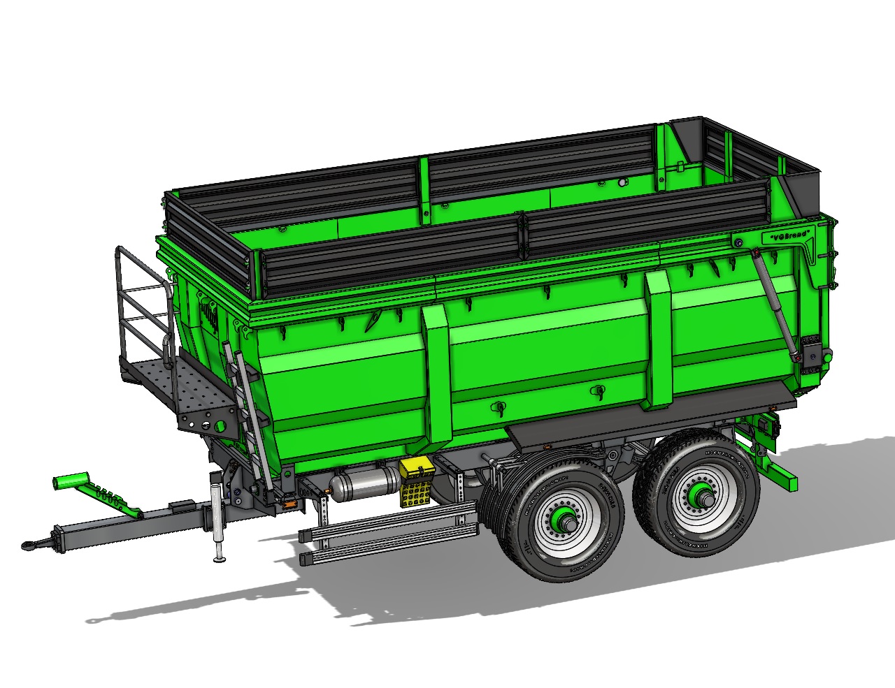 农业拖车 15吨。