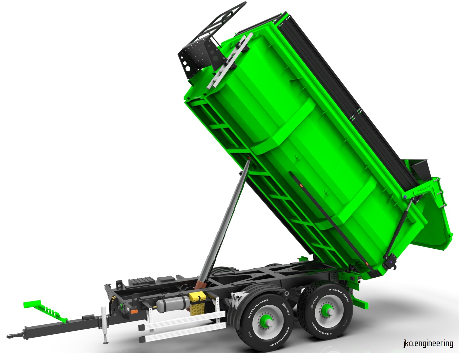 农业拖车 15吨。