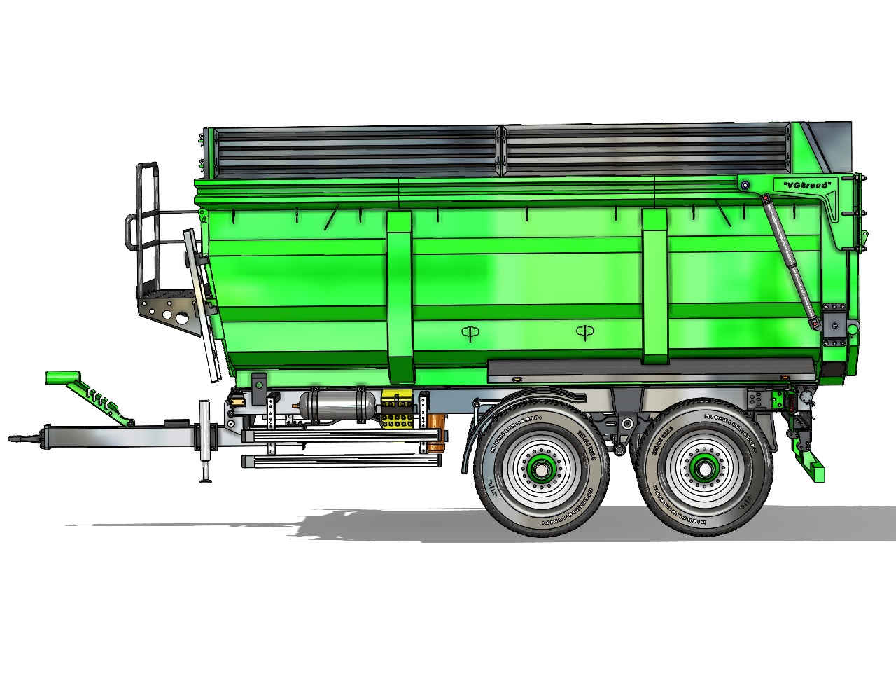 农业拖车 15吨。