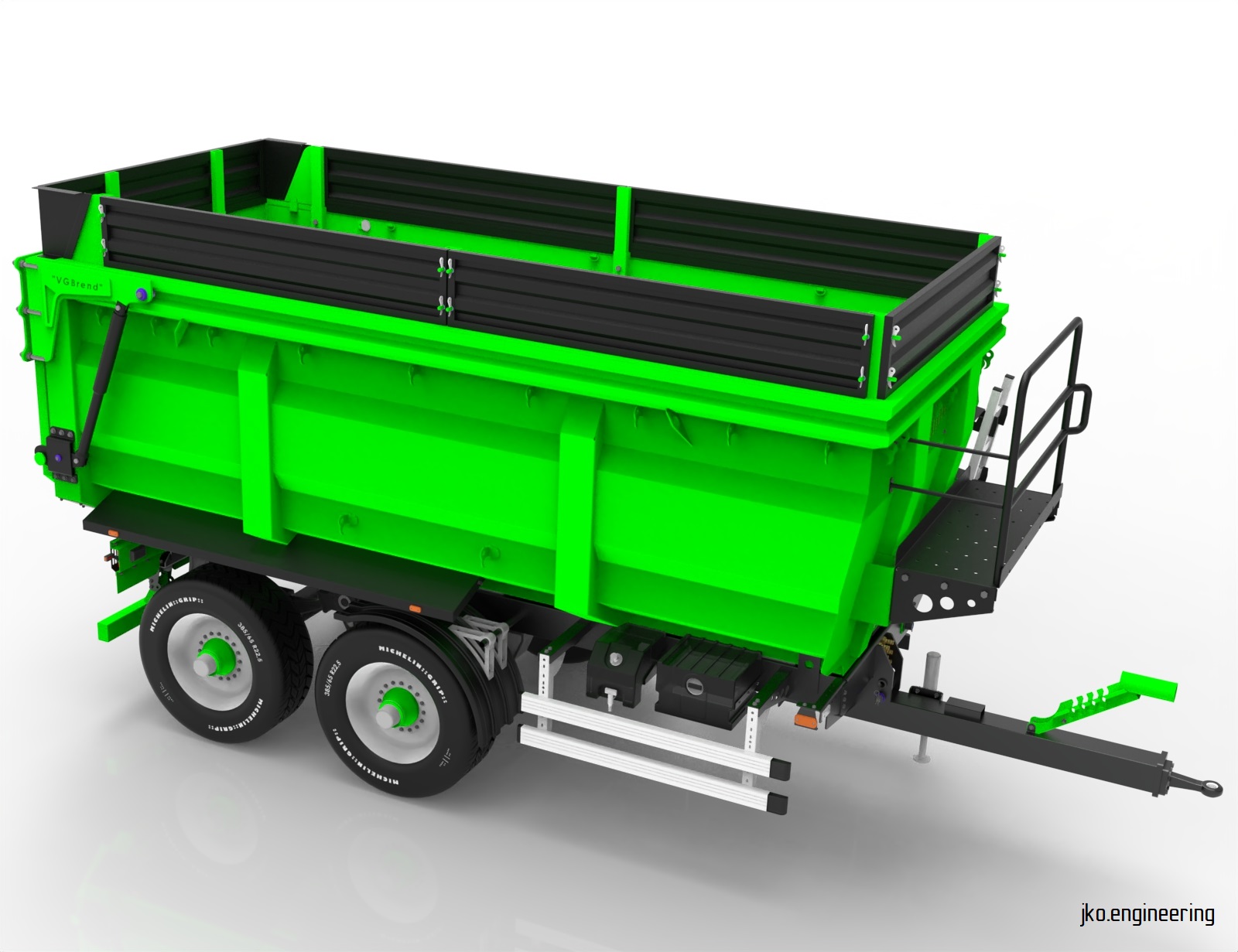 农业拖车 15吨。