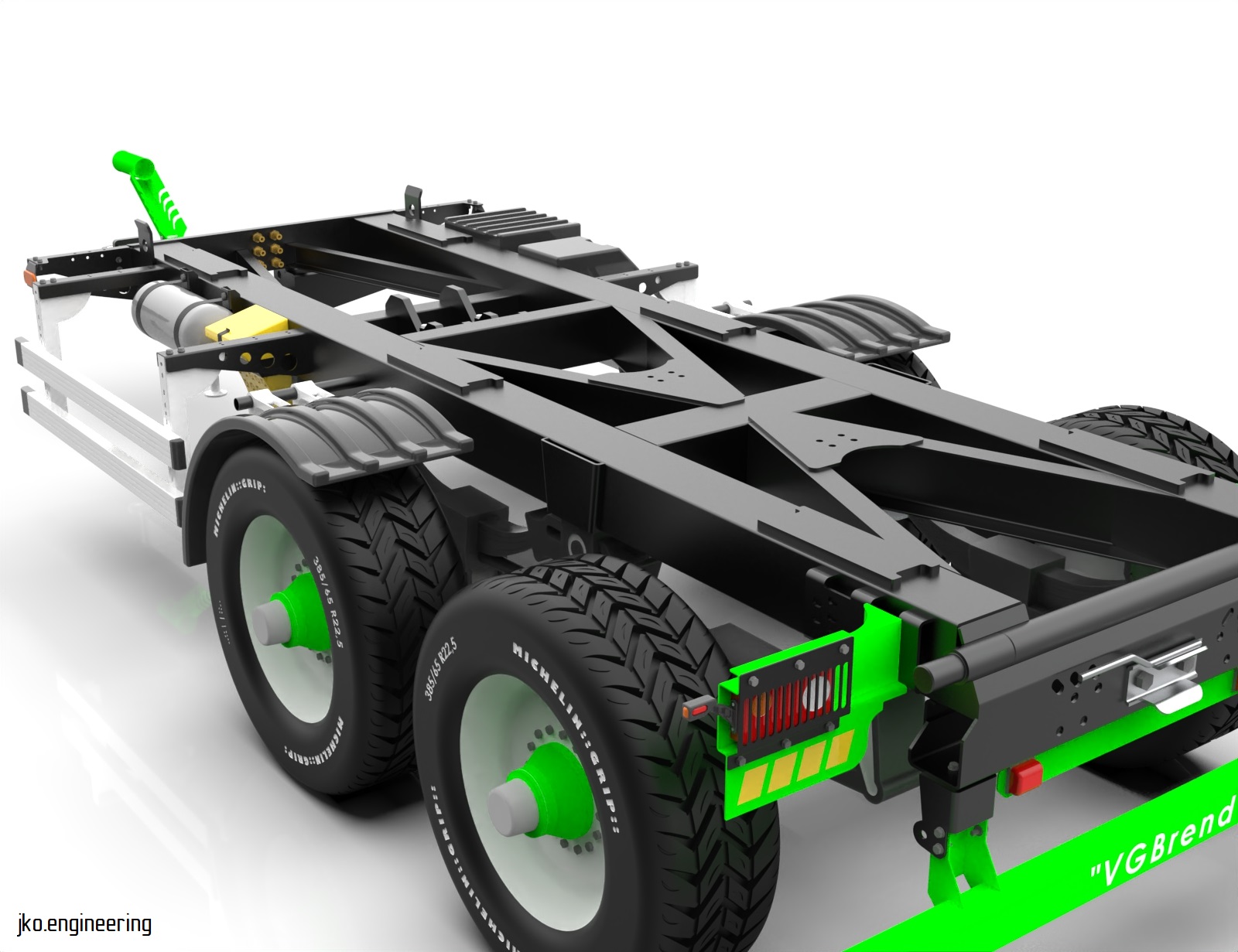 农业拖车 15吨。