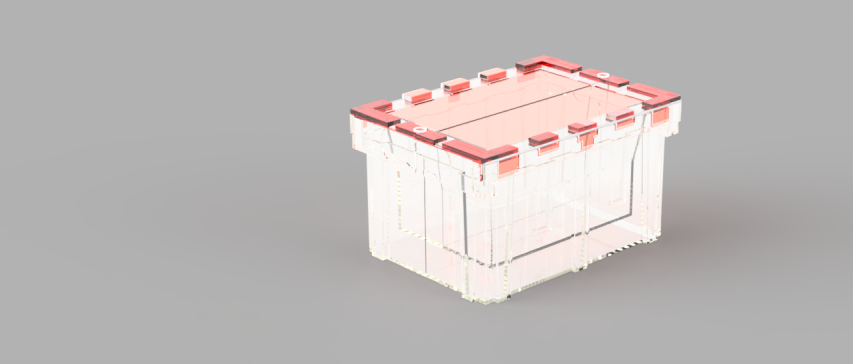 全球工业 DC2115-12 塑料储物箱