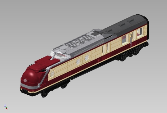 火车立体拼装模型