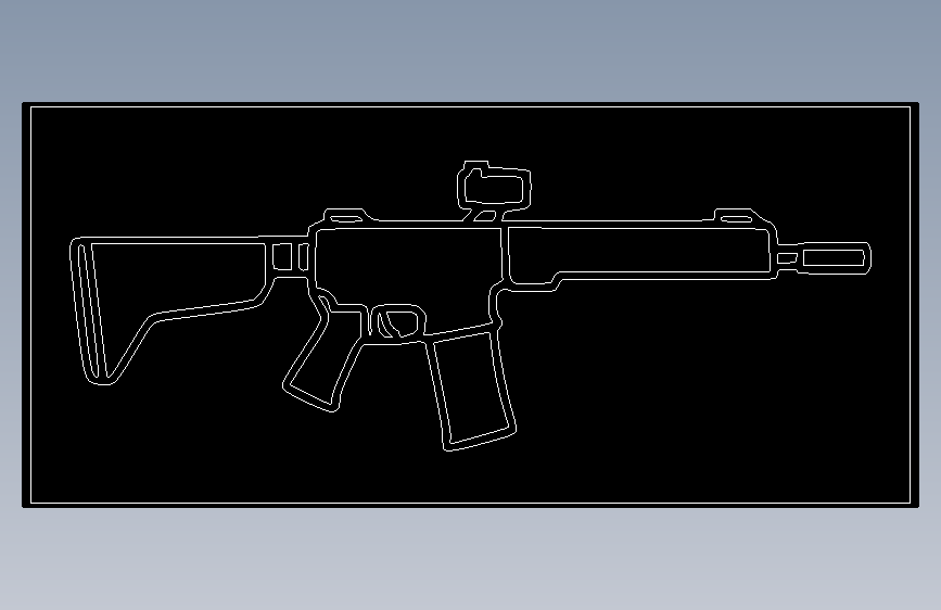 ar15剪影