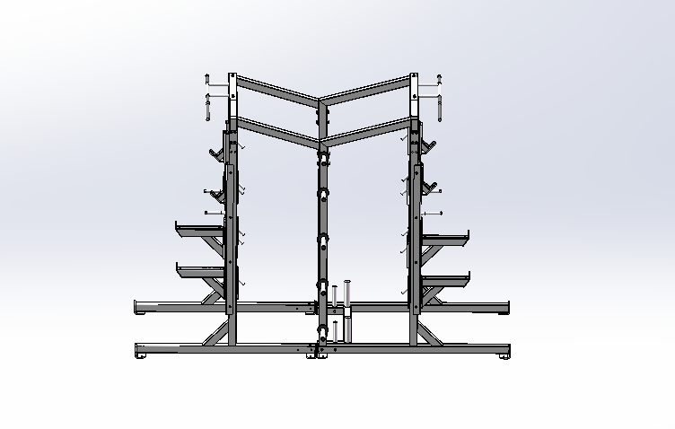 多功能推举训练架