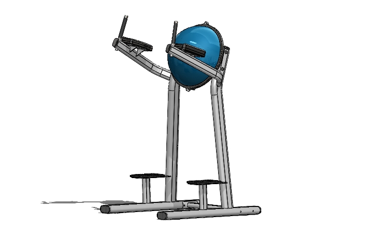 提膝腹肌训练器