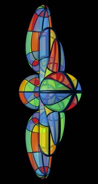 4 Lys du Québec Vitrail