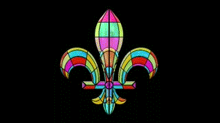 4 Lys du Québec Vitrail