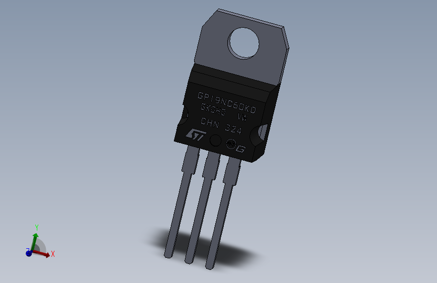 IGBT GP19NC60KD ST至220