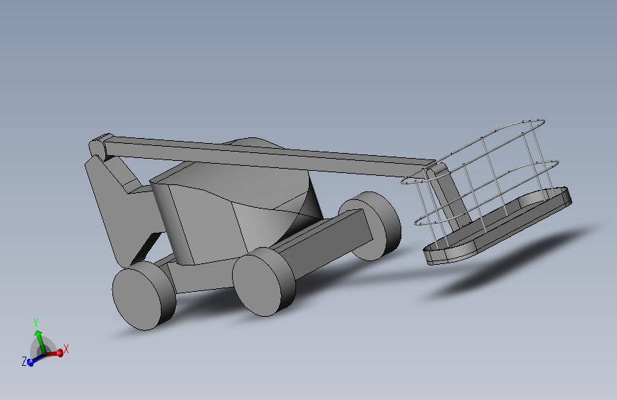 JLG 600A臂架樱桃采摘机Solidworks 2017