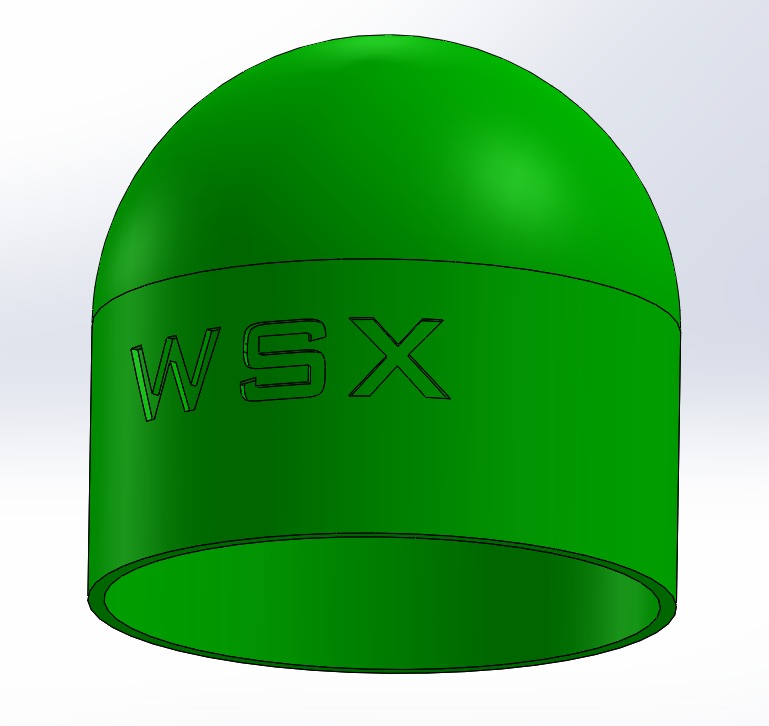 WealthScienceX蓝色雪人USB麦克风防尘盖