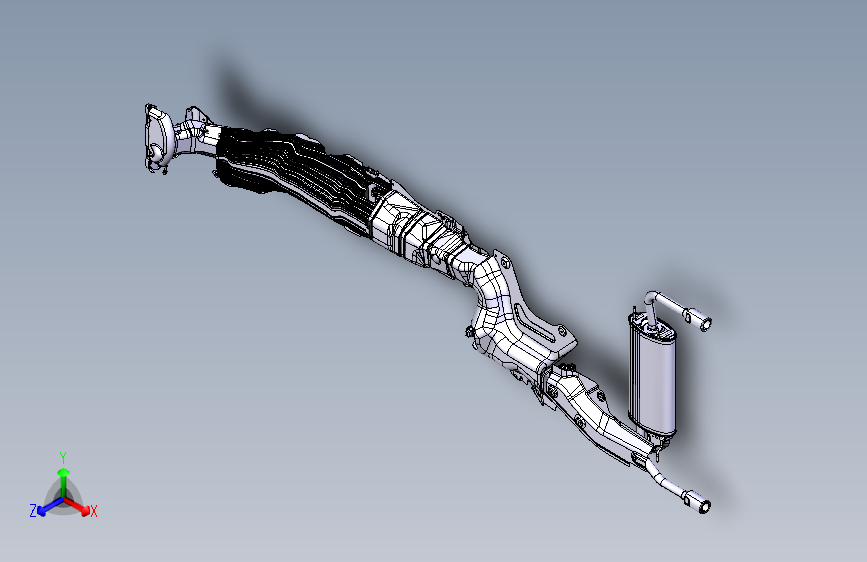 马自达-新3-排气