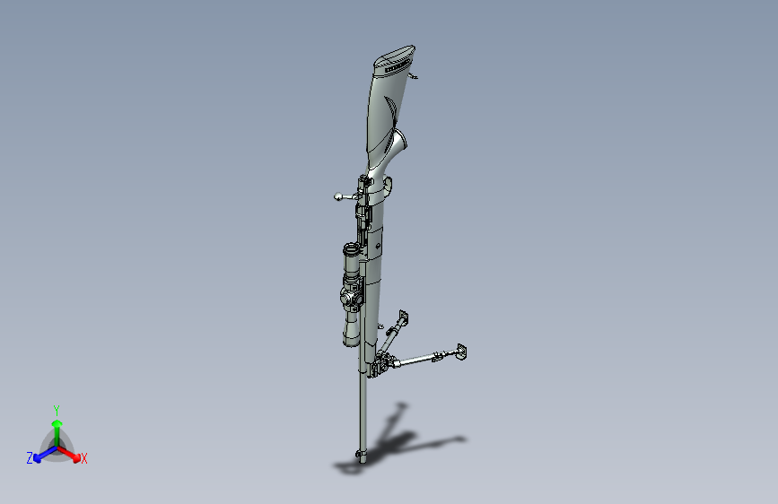 瑞典毛瑟1900带两脚架