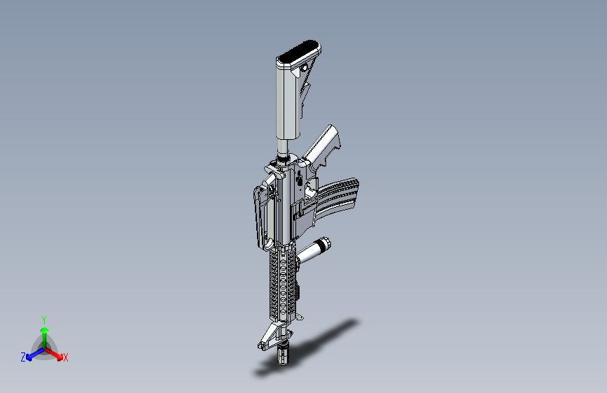 MK18凸鸡布腔三维sw+二维cad