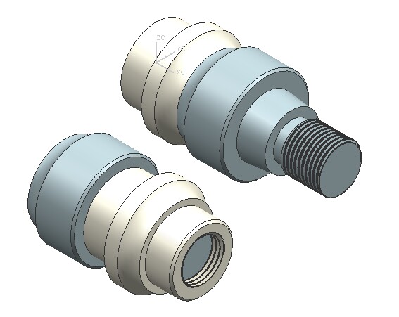 轴配合轴零件数控加工及仿真