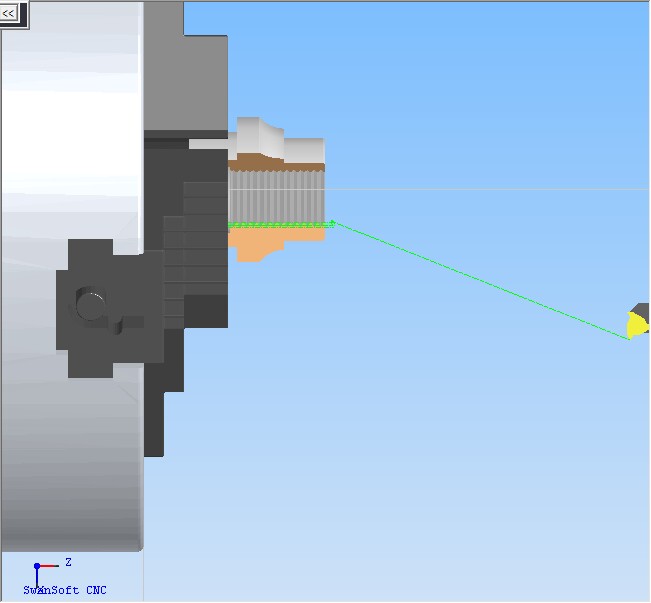 轴配合轴零件数控加工及仿真