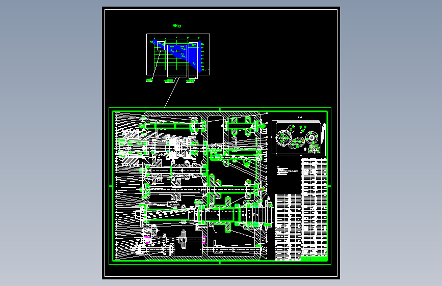 普通车床主轴箱设计[P=5.5kw 转速190  公比1.26,z=8]